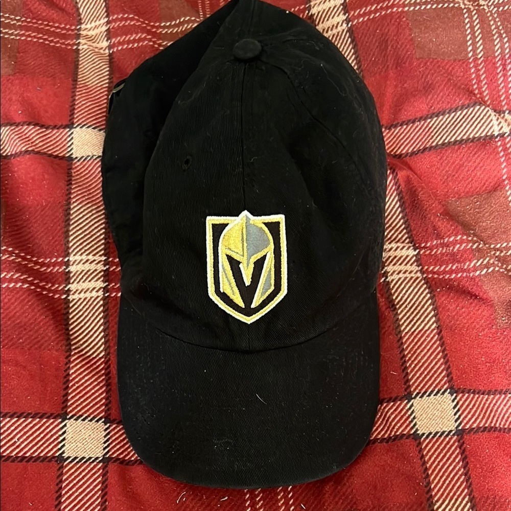 Vegas Golden Knights Black Adjustable Dad Hat 47 Brand OSFA